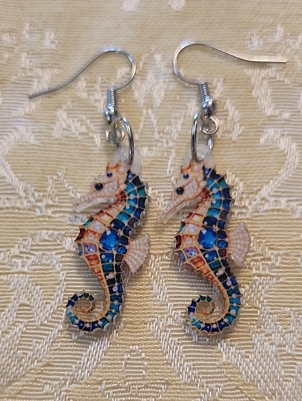 Pierced Seahorse Earrings!
